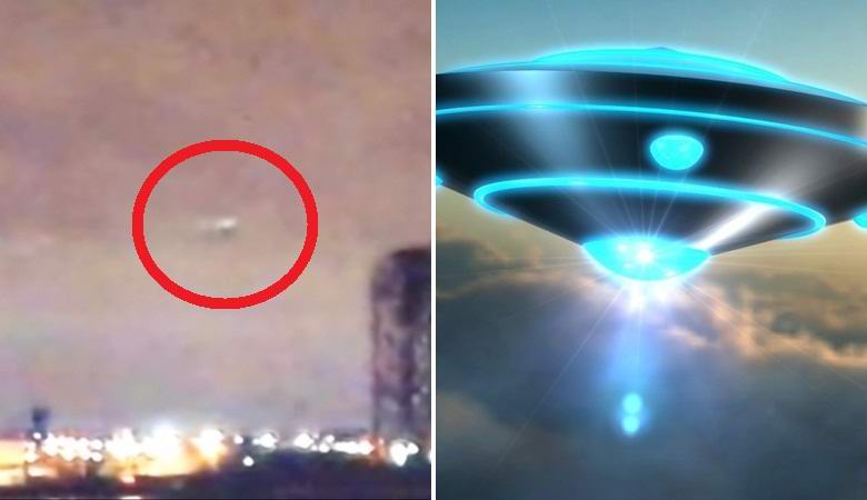 Salaperäinen UFO huomasi ilmauutisissa