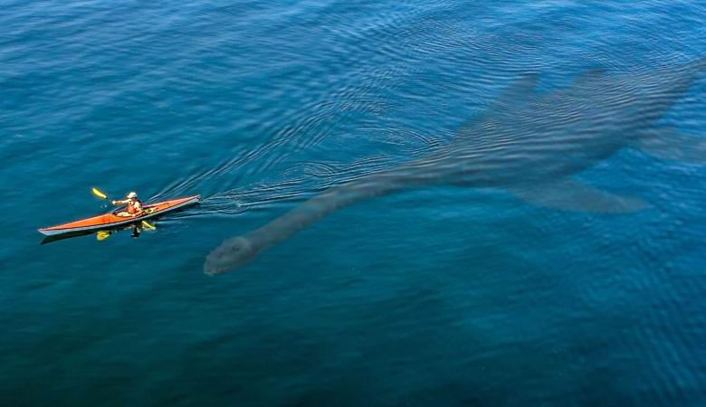 Salaperäinen olento ilmestyi pieneen Skotlannin järveen
