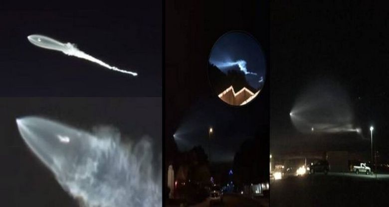 Silminnäkijät erehtyivät SpaceX Falcon 9 -raketin laukaisuun ulkomaalaisten hyökkäyksestä