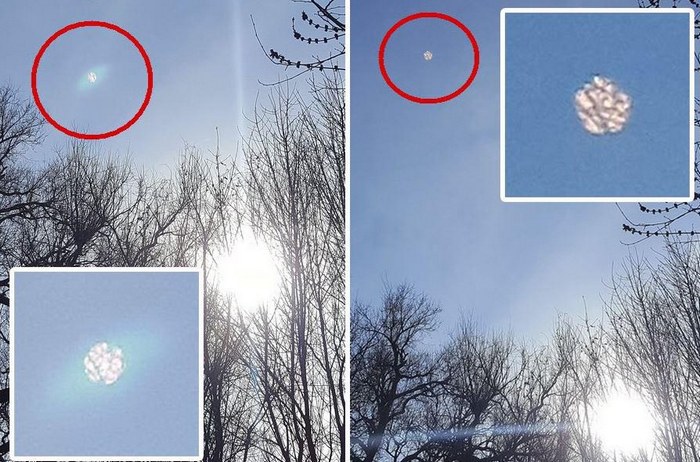 Nainen näki omituisen valoisan pallon