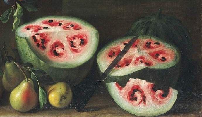 Maalaus kertoi tutkijoille, kuinka vesimelonit näyttivät neljä vuosisataa sitten.